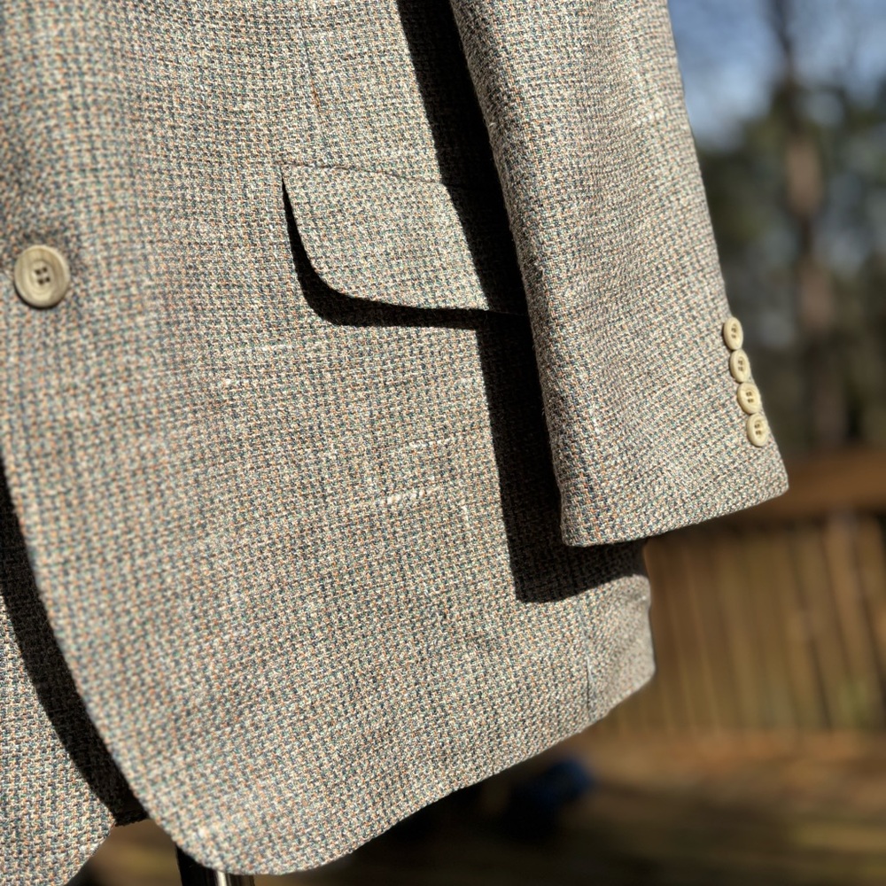 AQUASCUTUM of London—Vintage Wool Blazer Sports Coat—Men’s 40—Multicolored—VG+
